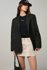 OVERLAP LOGO ROUND NECK TEE