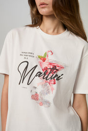 MARTINI GRAPHIC OVERSIZED TEE