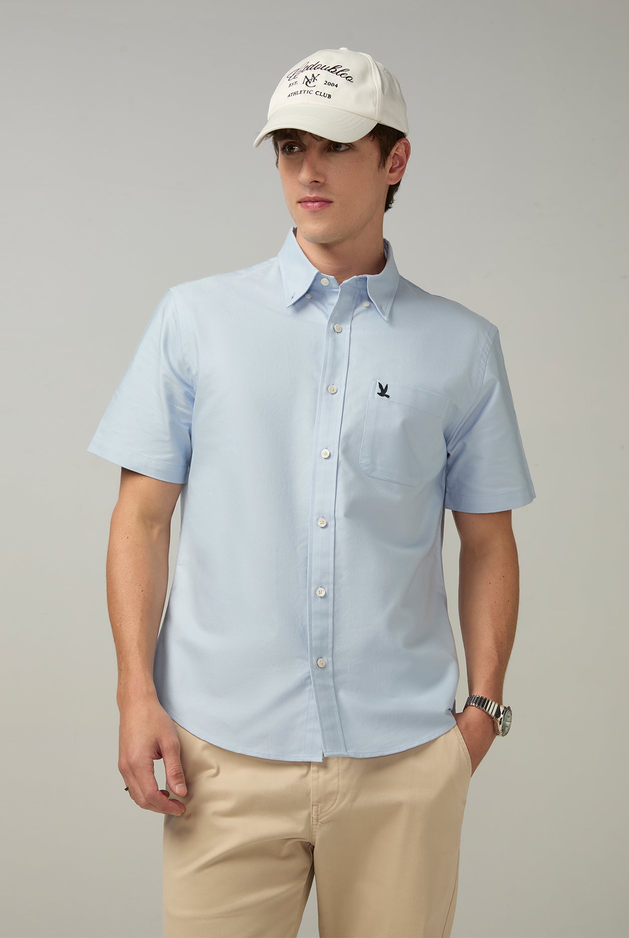 SHORT SLEEVE OXFORD SHIRT – CC Double O Official Store