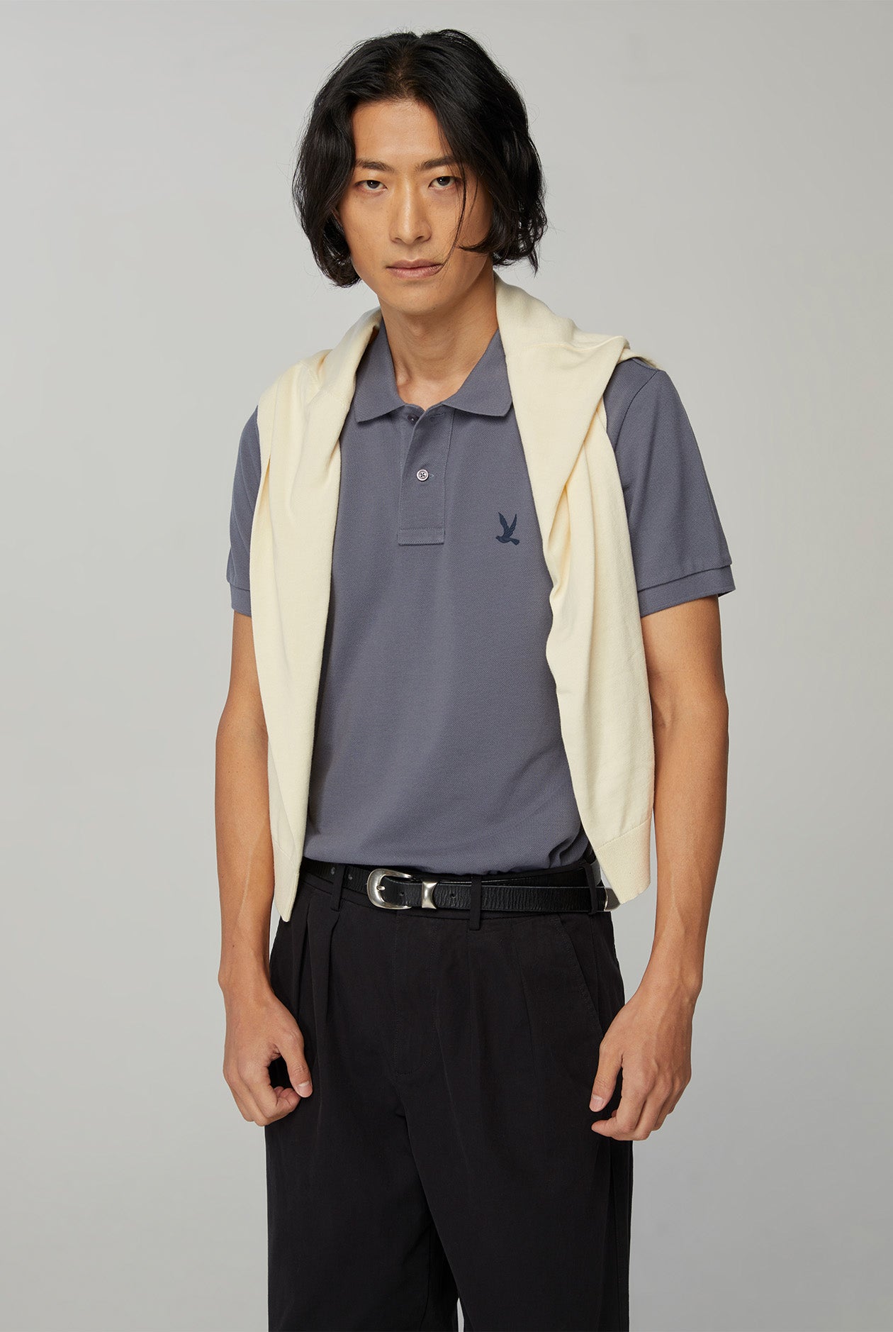 SILICONE BIRD LOGO POLO