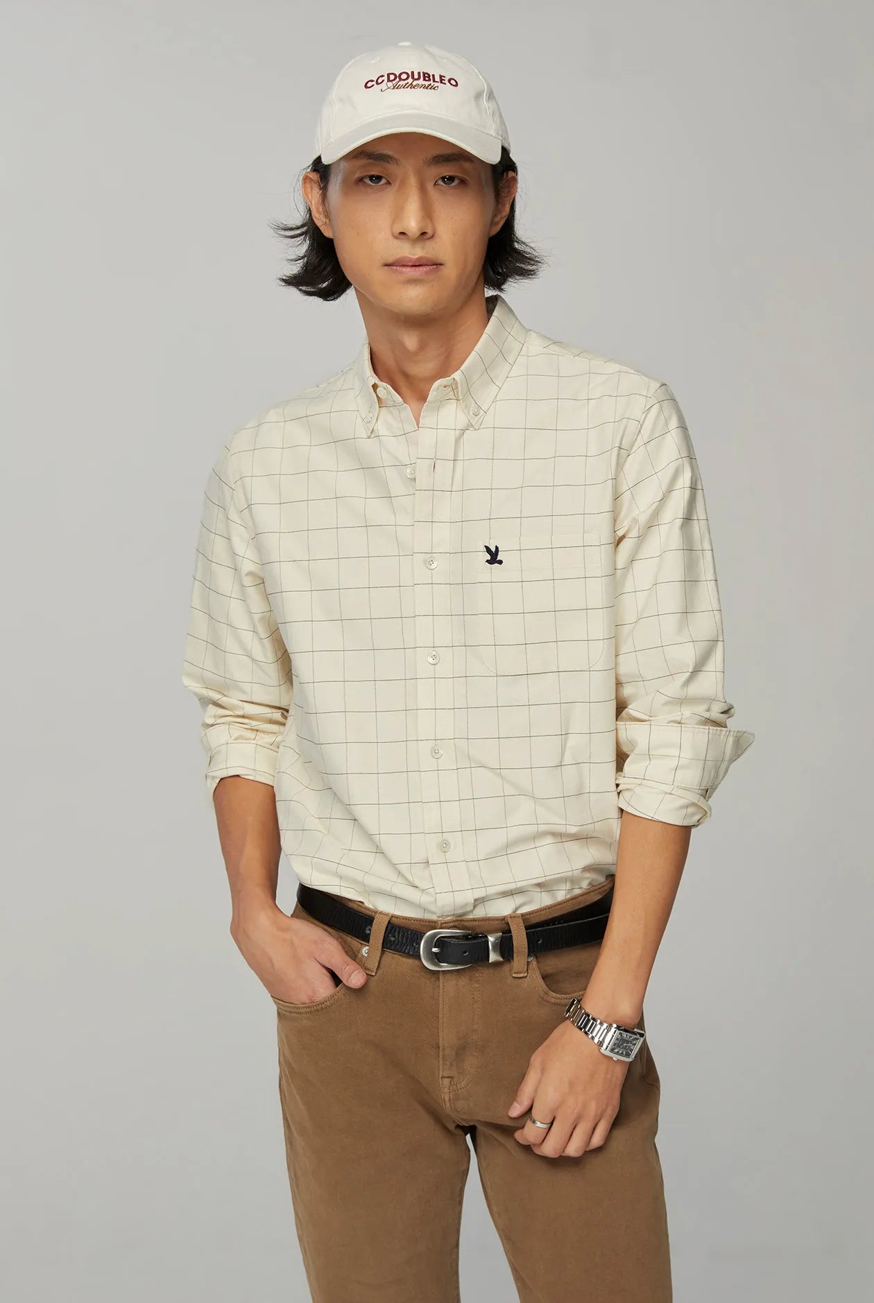 CHECKED OXFORD SHIRT