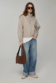 FOLD  UP BARREL JEANS