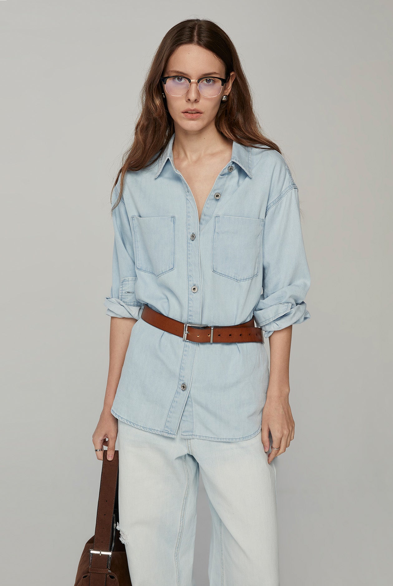 OVERSIZED DENIM SHIRT