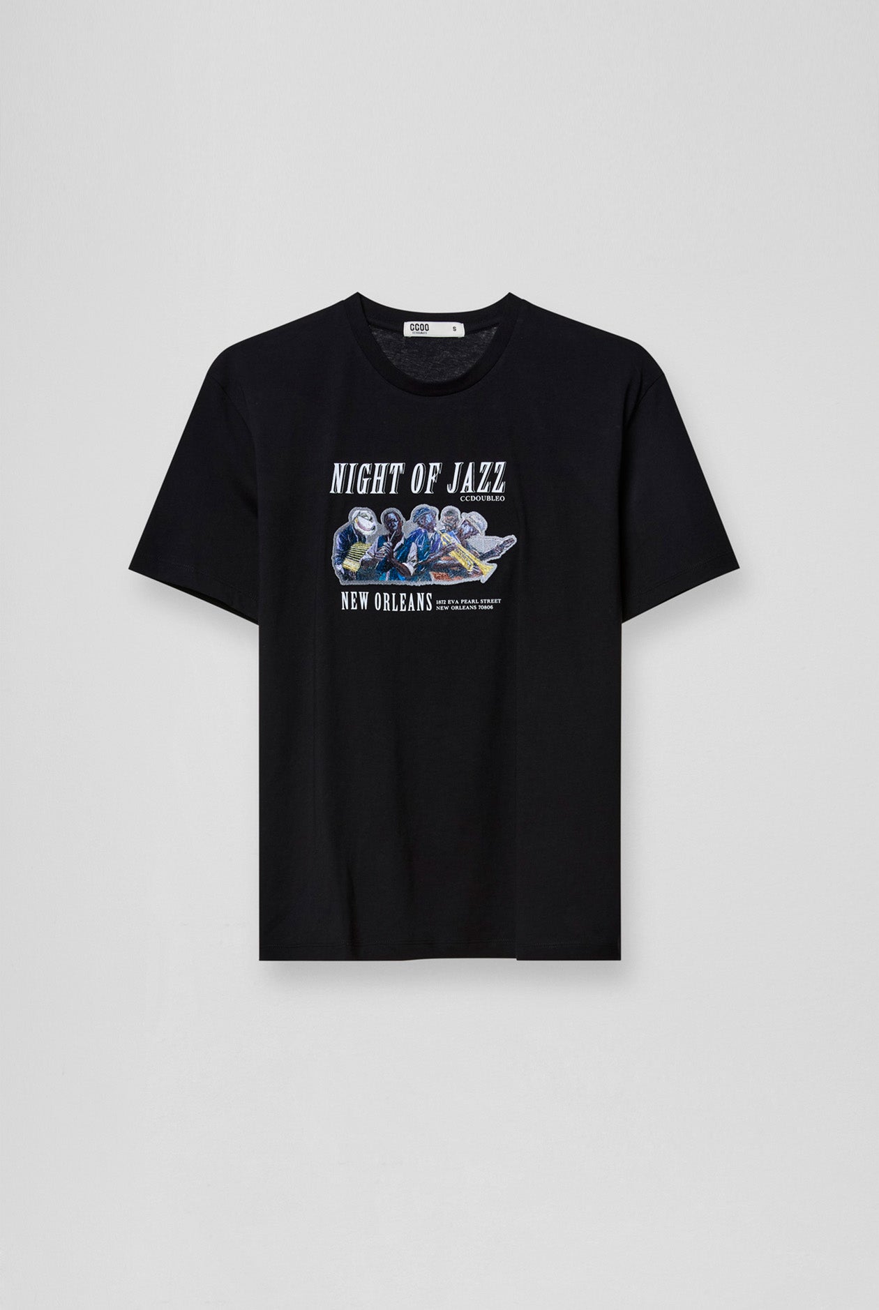 NIGHT OF JAZZ OVERSIZED GRAPHIC TEE