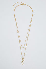 DOUBLE CHAIN NECKLACE
