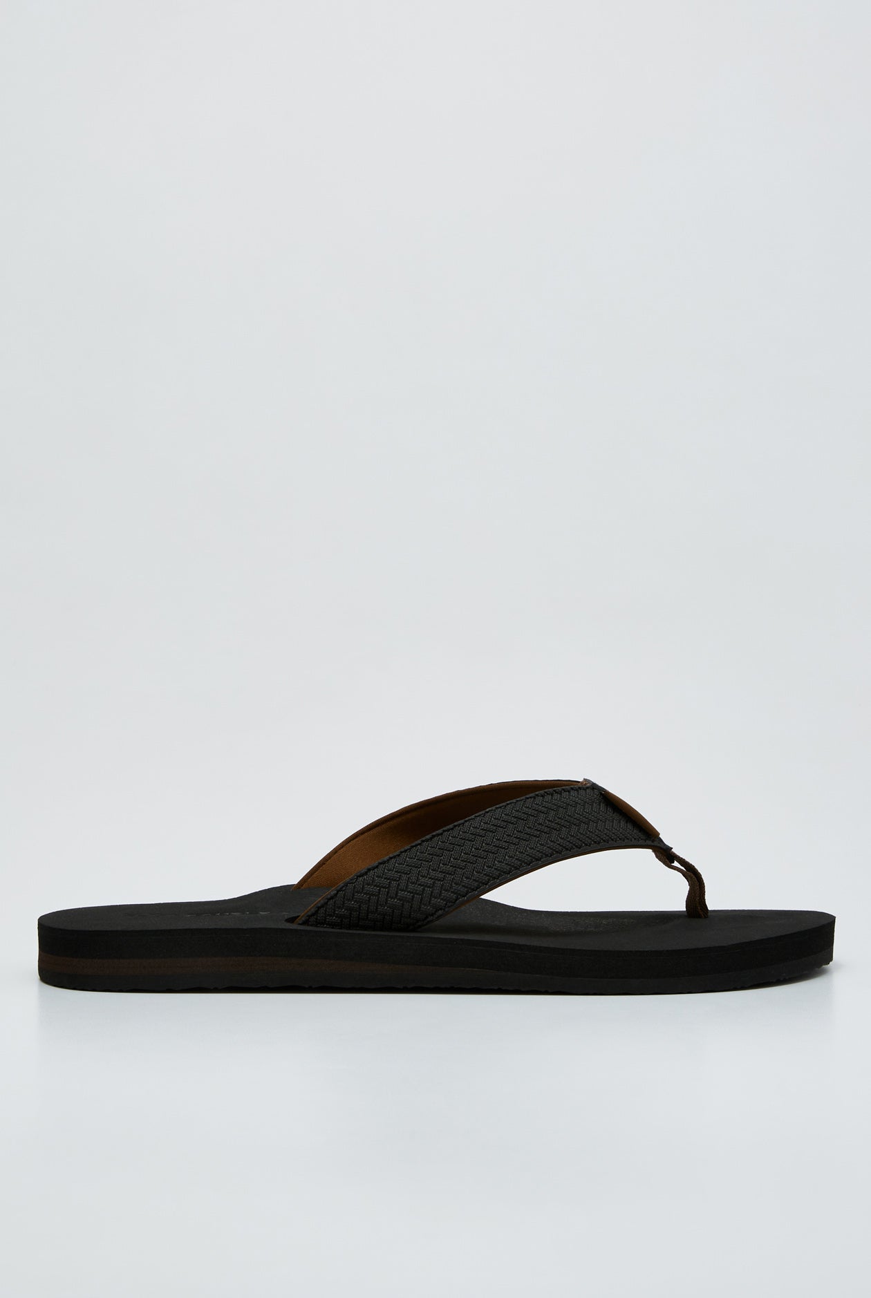 BLACK LOGO FILP FLOPS
