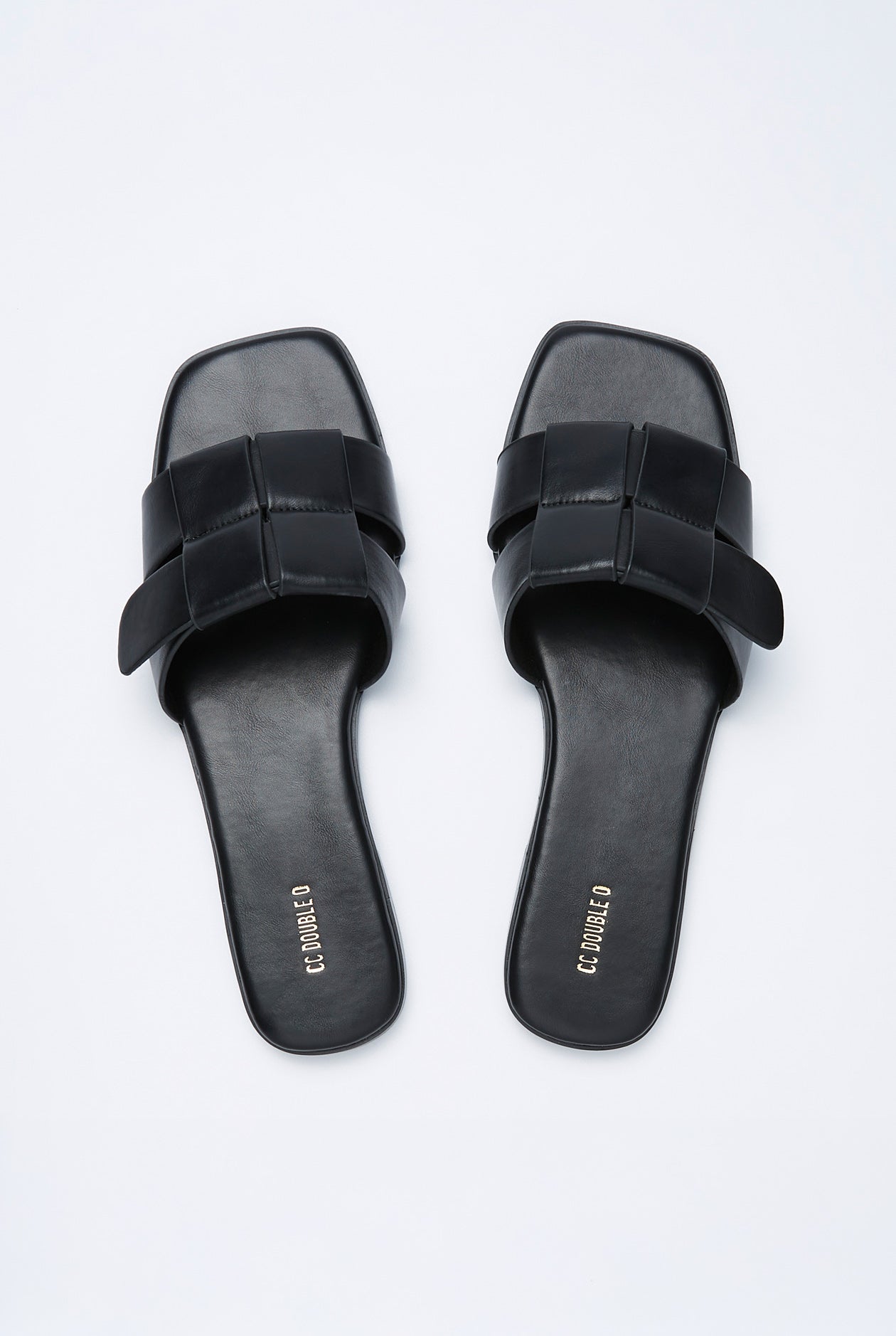 WOVEN STRAP SANDALS
