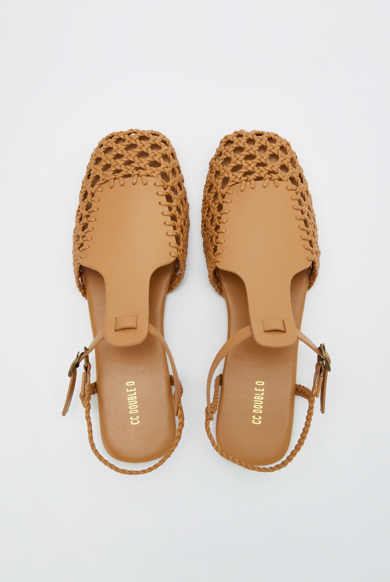 WOVEN CAGE SANDALS