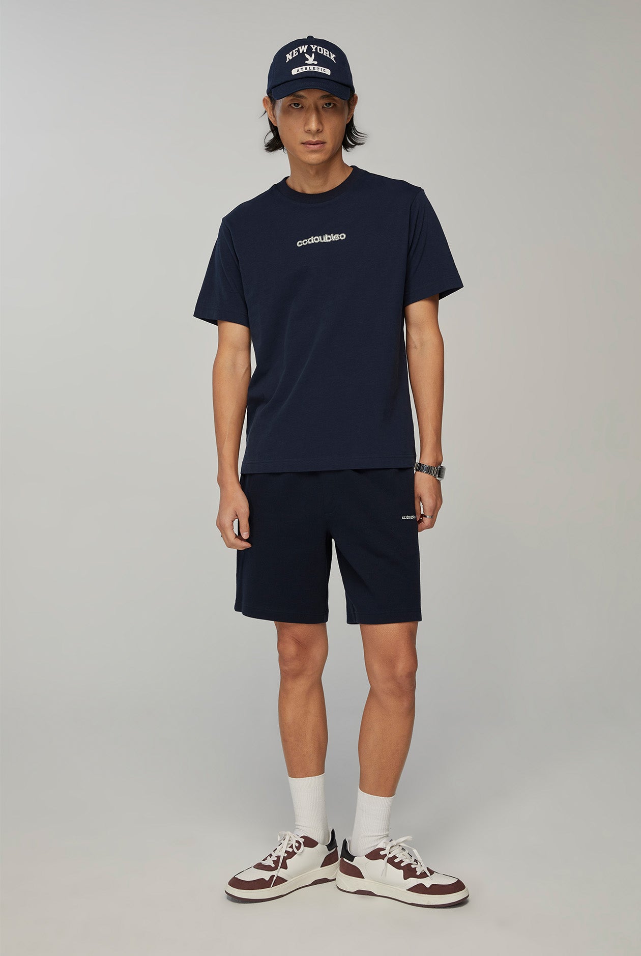 TAPE TRIM PIQUE SHORTS