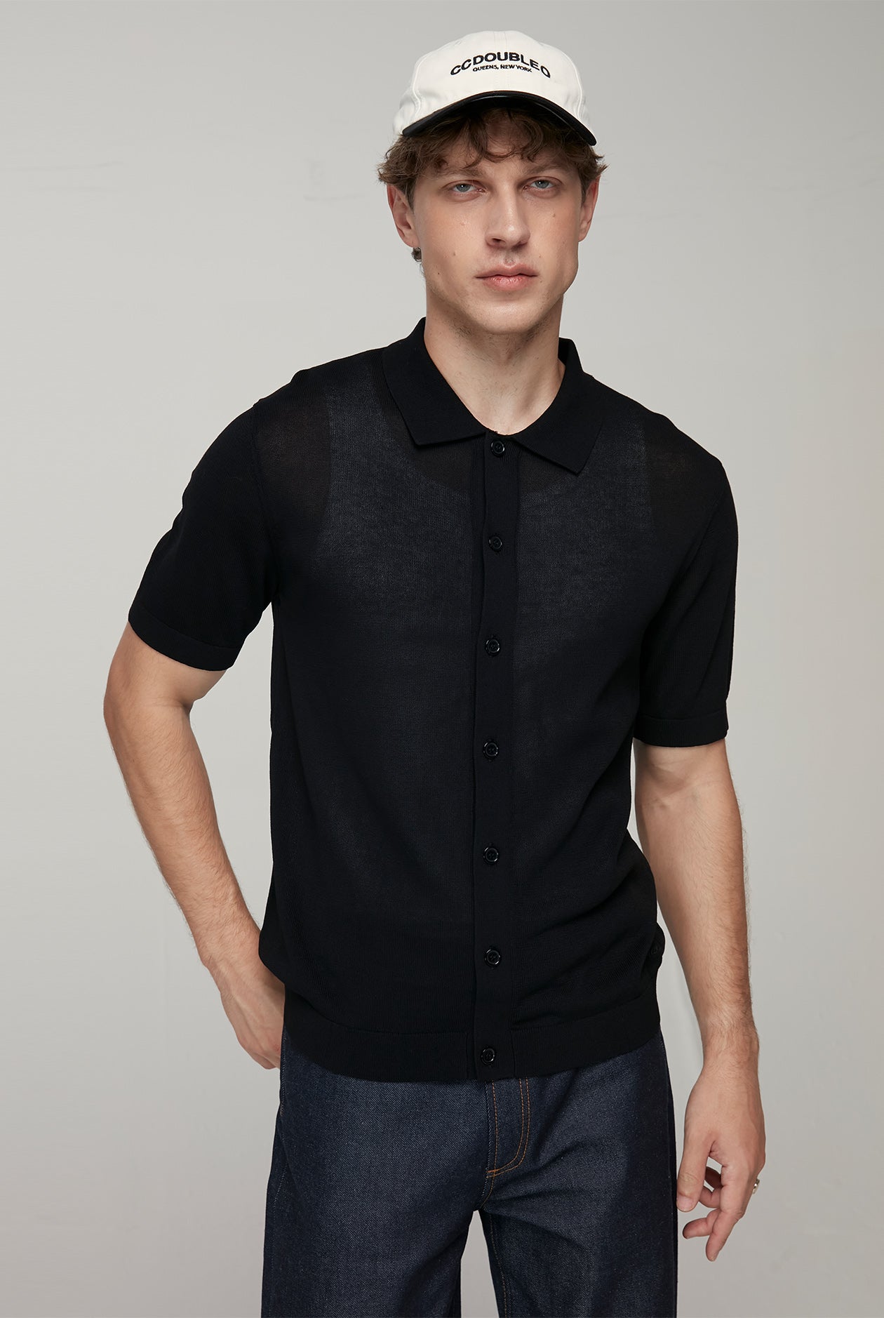 BASIC KNITTED SHIRT