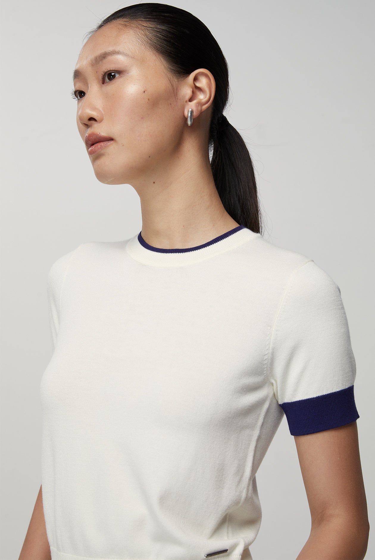 RINGER KNITTED TEE