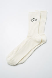 CCOO LOGO HANDWRITING SOCKS