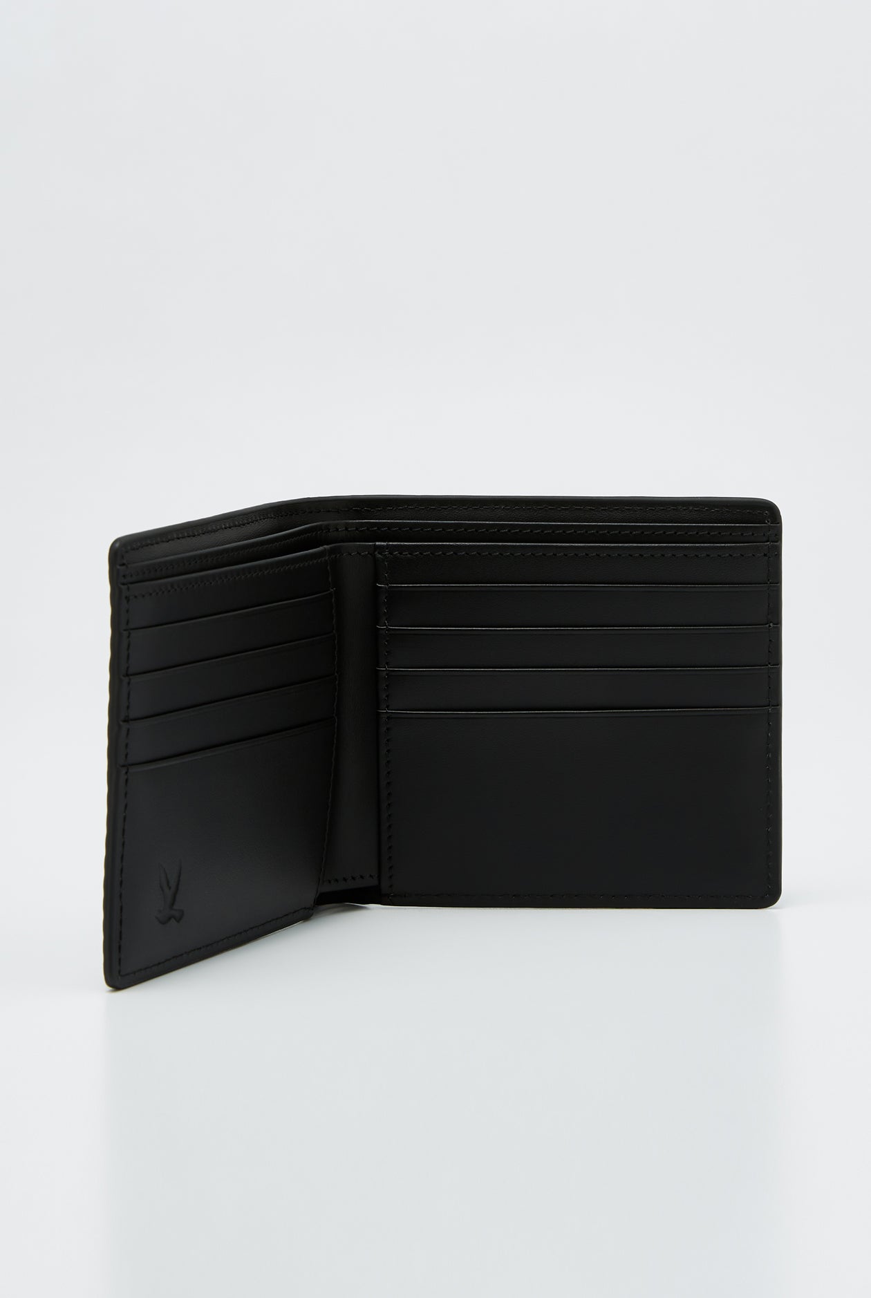 HERRING BONE LOGO BI FOLD WALLET