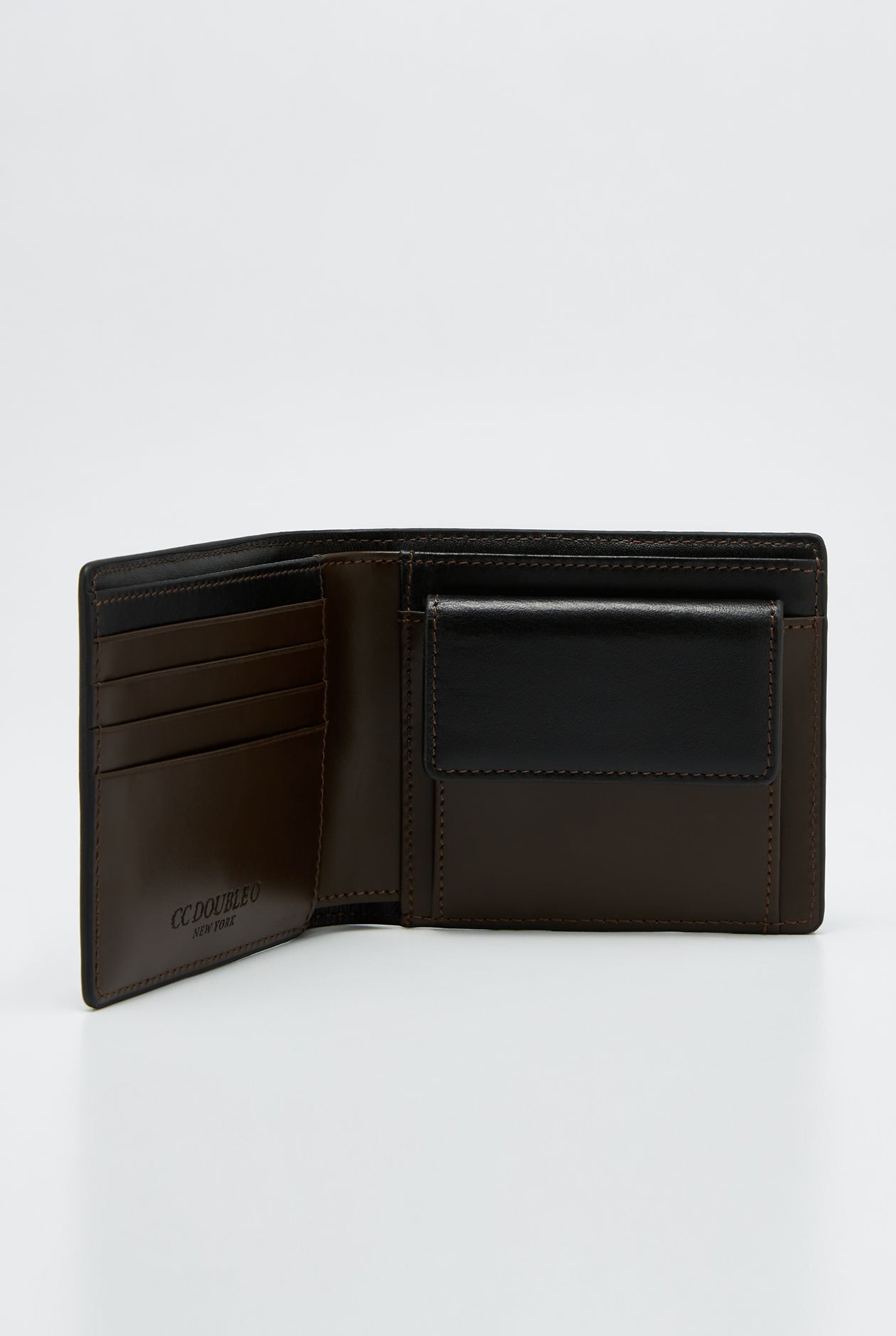 METAL BIRD LOGO BI FOLD WALLET