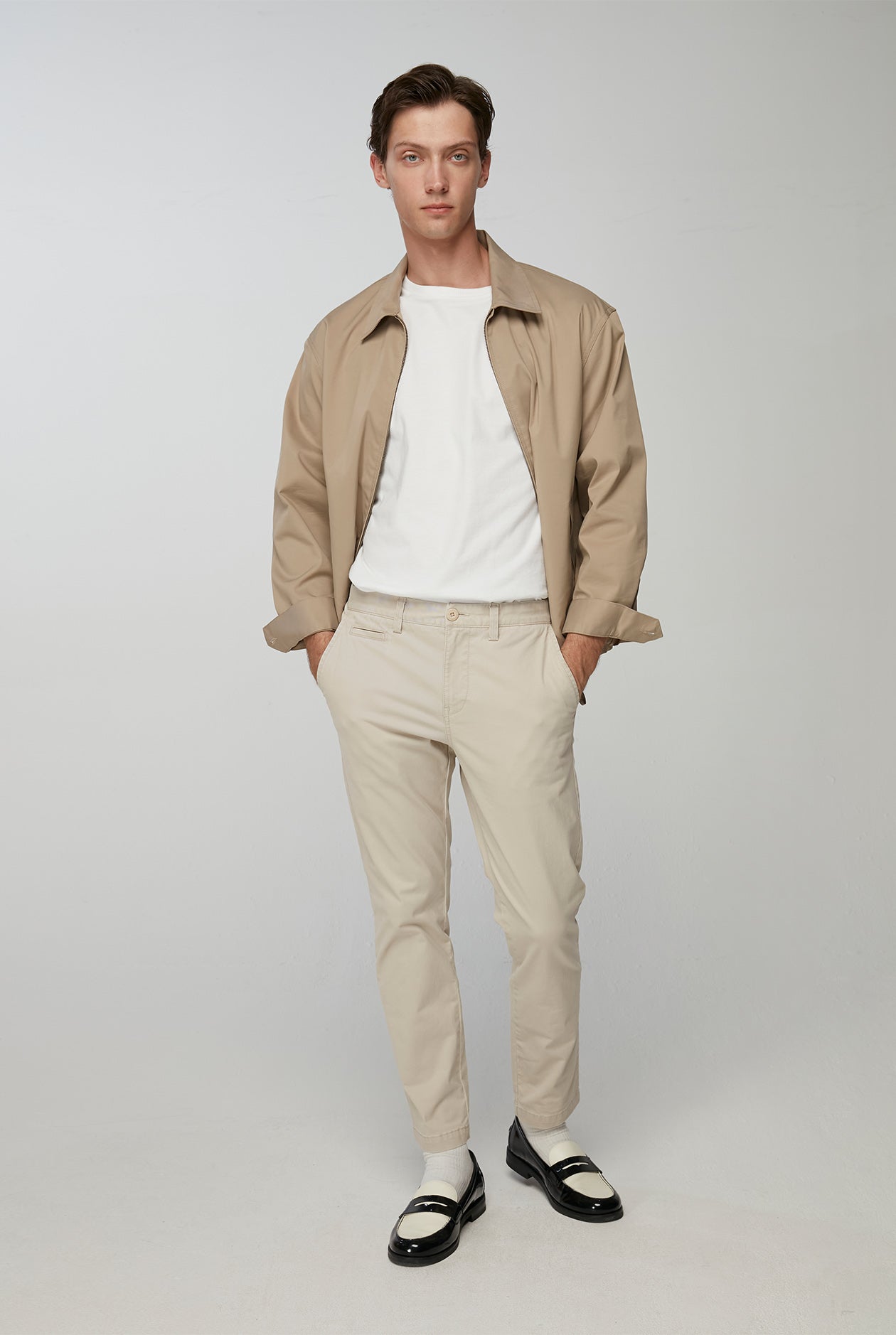CHINO SLIM PANTS