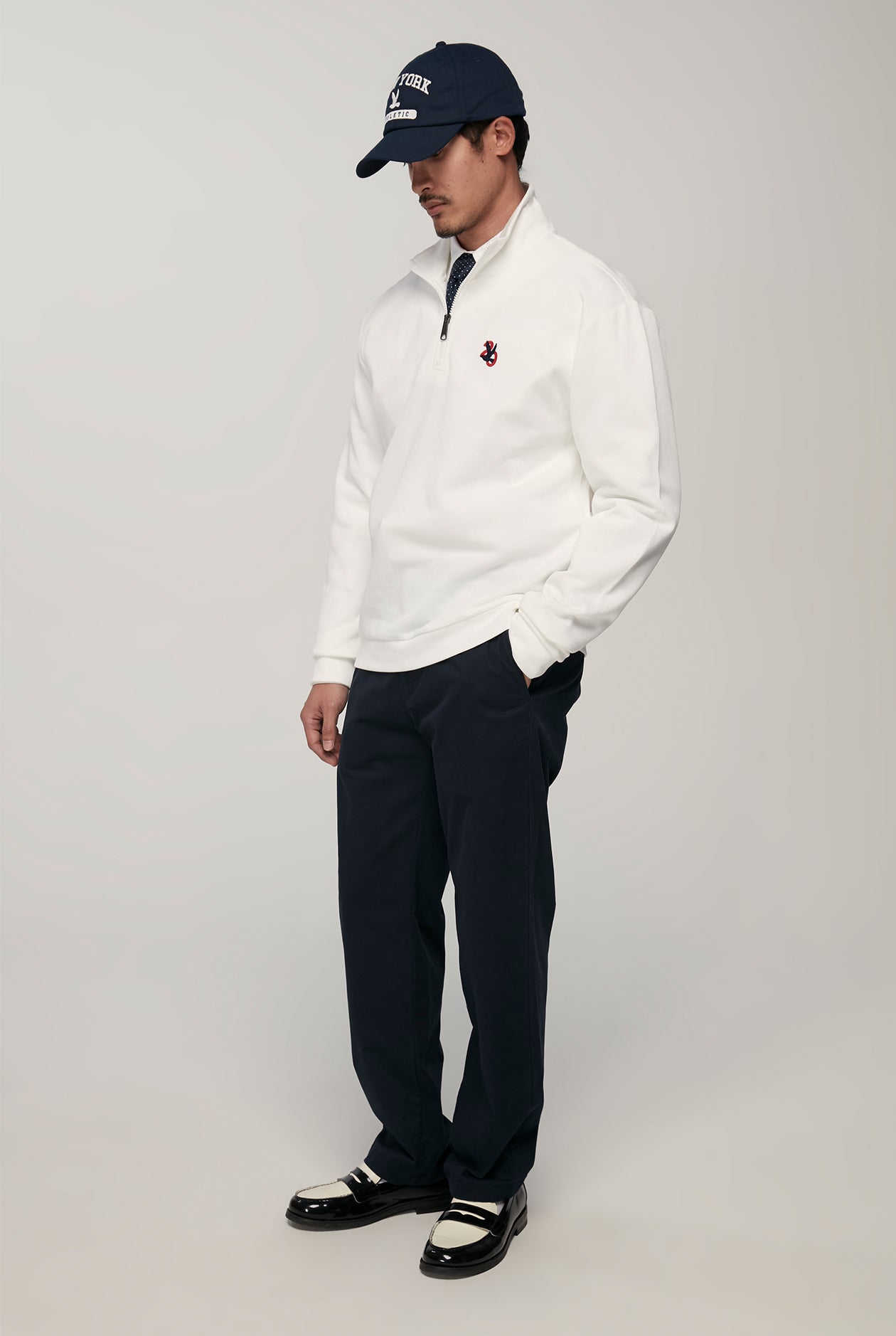 20th ANNIVERSARY BIRD LOGO HALF-ZIP SWEATSHIRT
