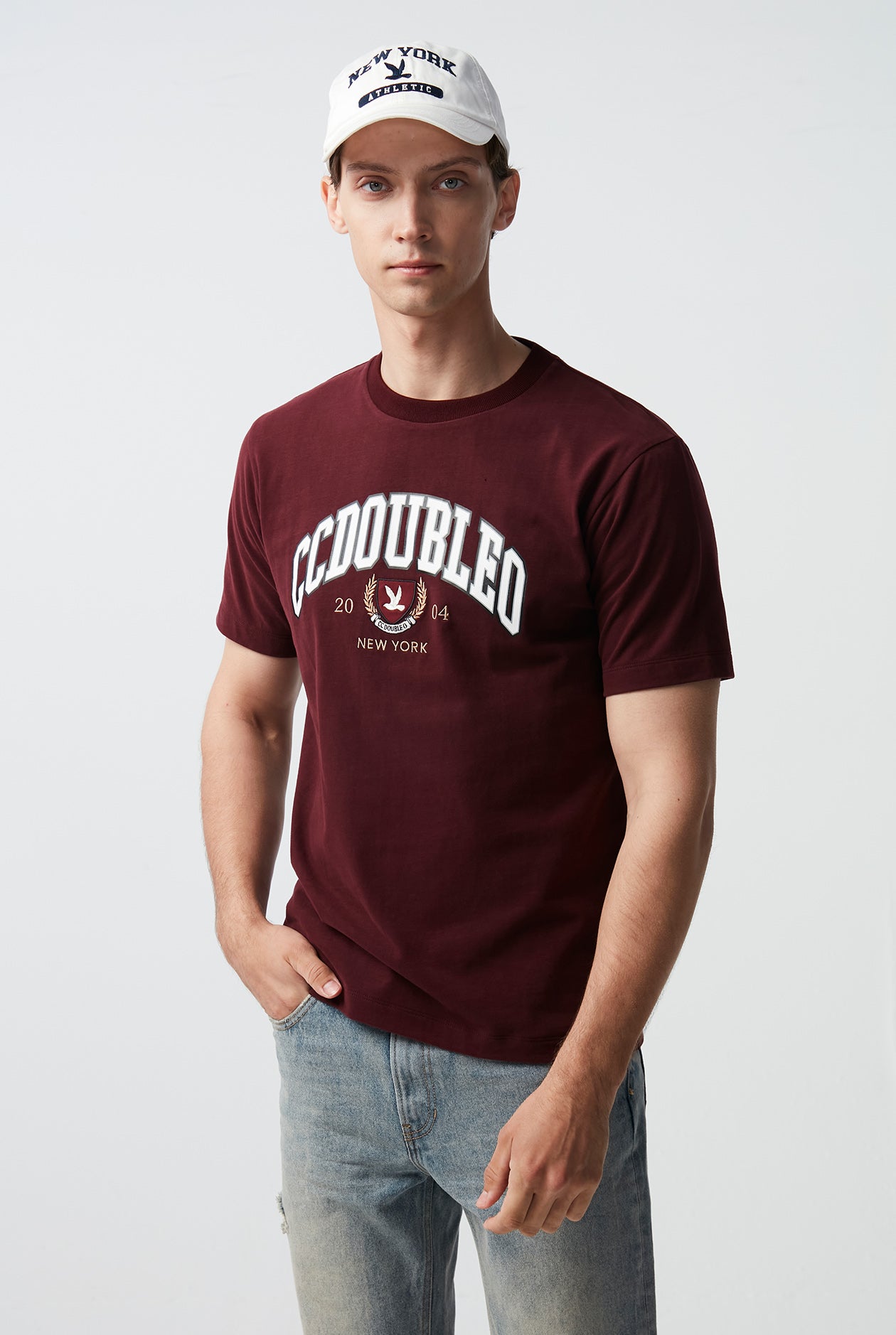 ALPHABET COLLEGE LOGO GRAPHIC TEE