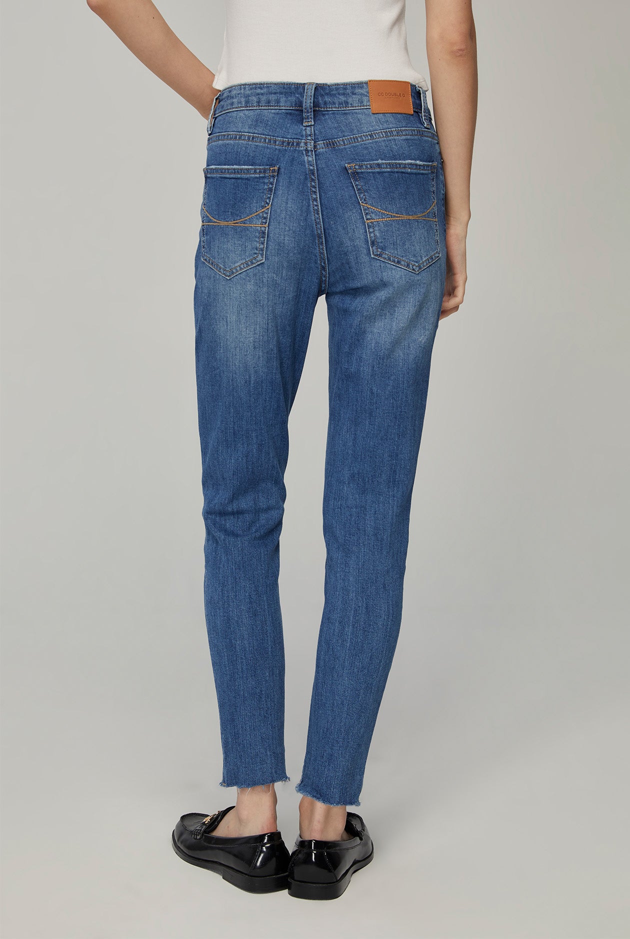 MID-RIES SKINNY JEANS – CC Double O Official Store