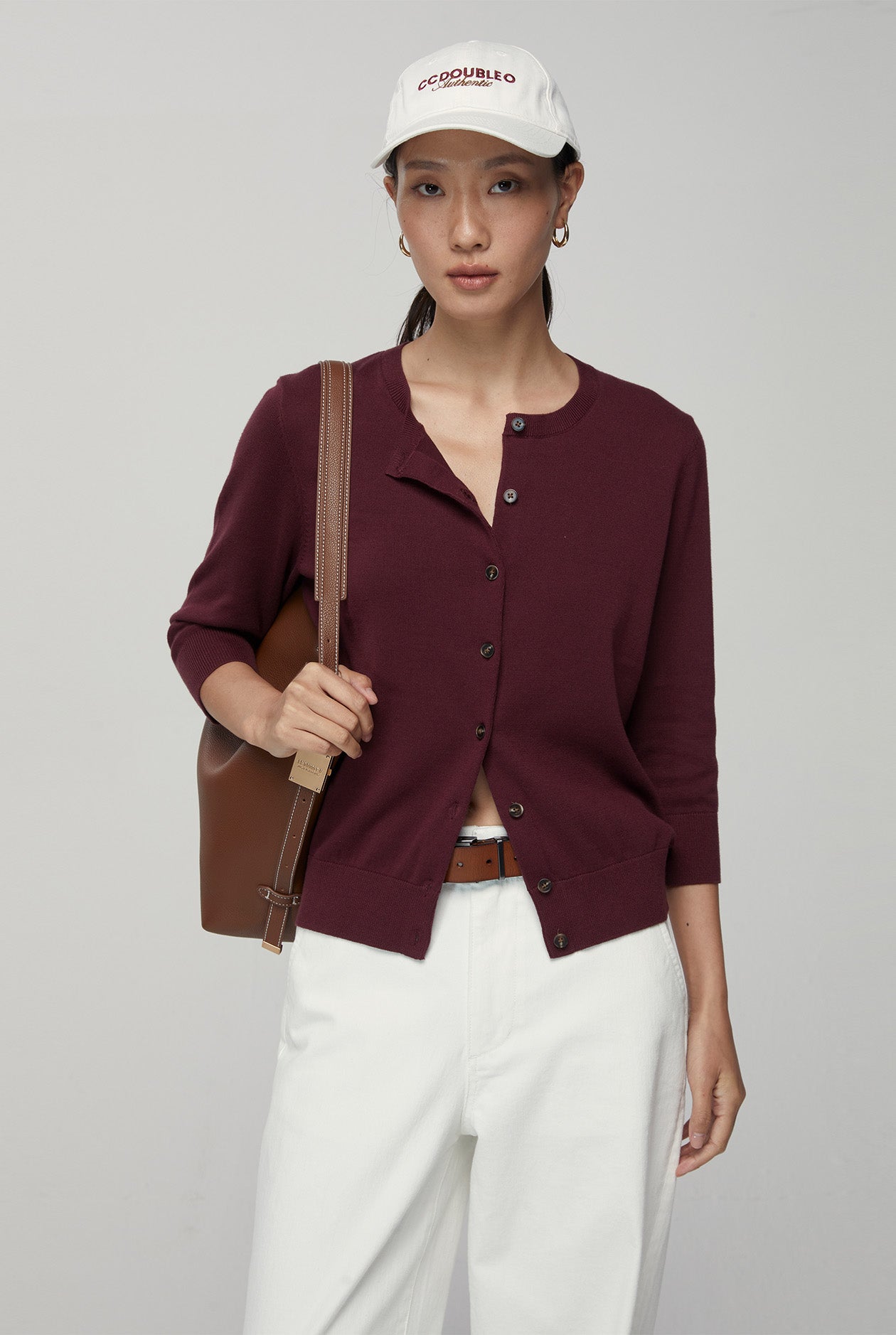 3/4 SLEEVE CARDIGAN