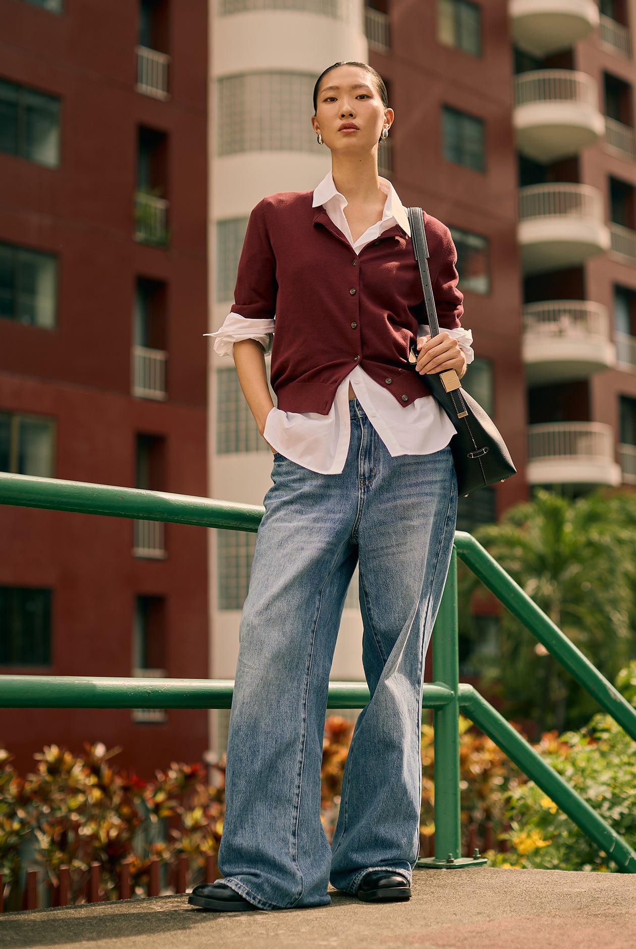 3/4 SLEEVE CARDIGAN