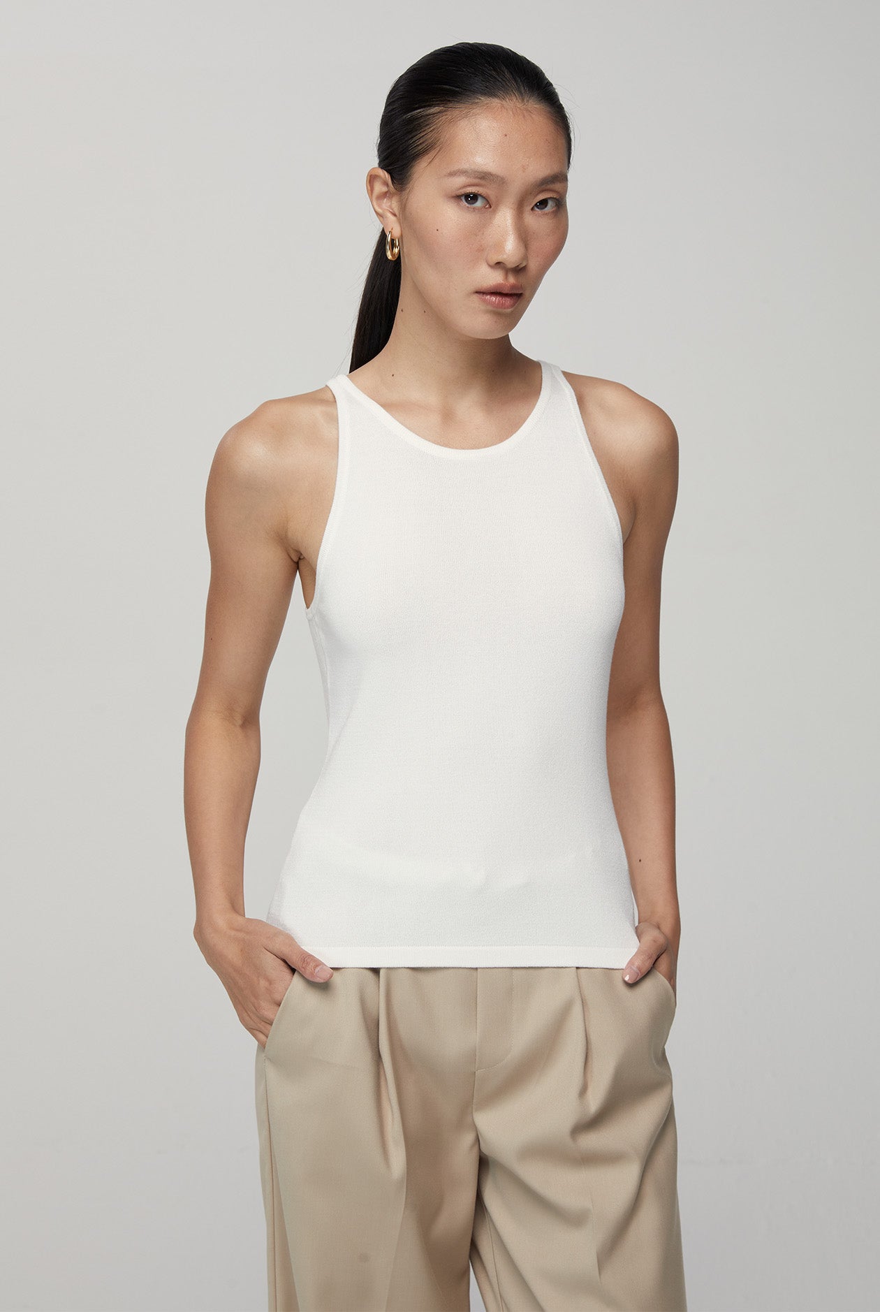 KNITTED TANK TOP