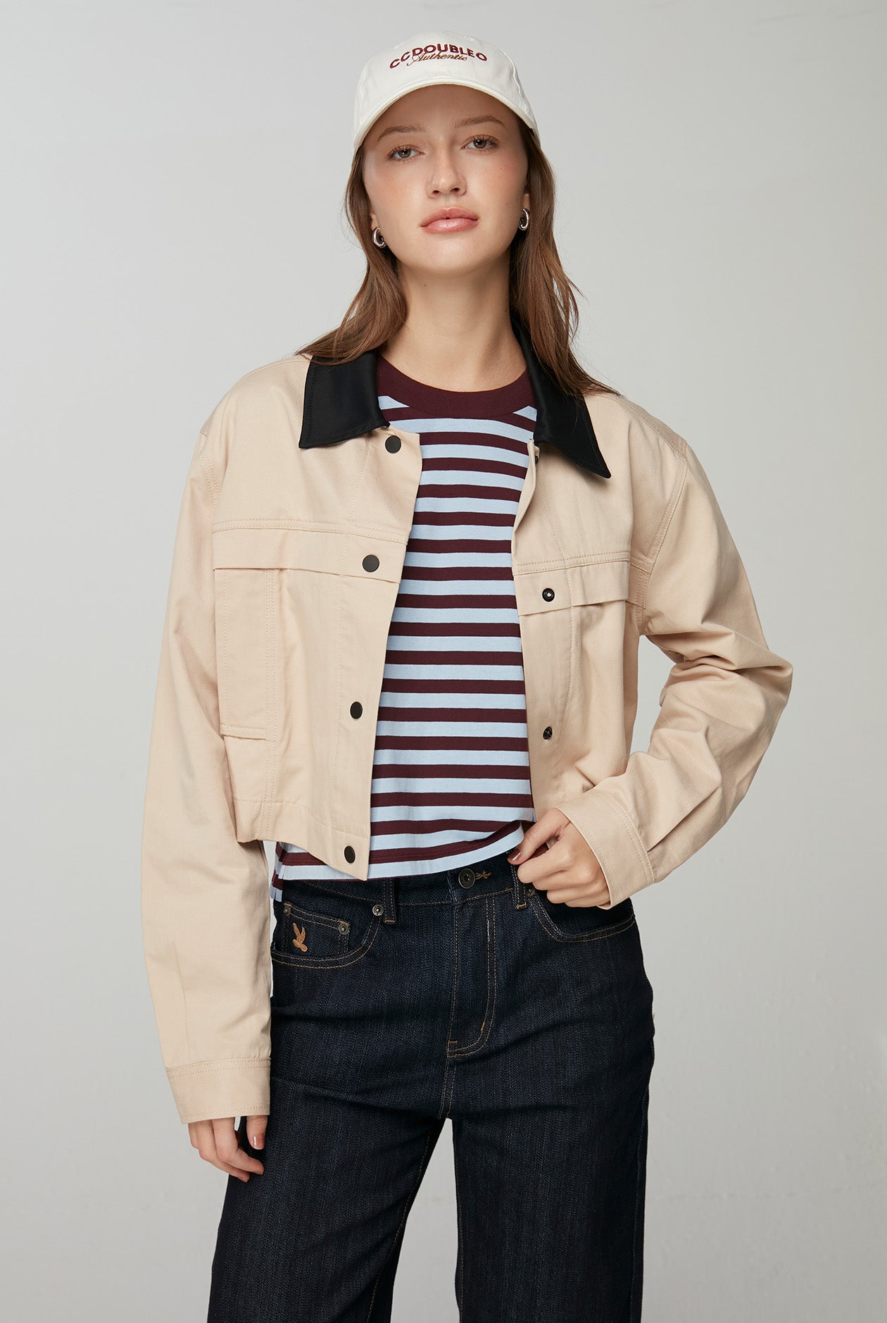BOXY STRIPED TEE