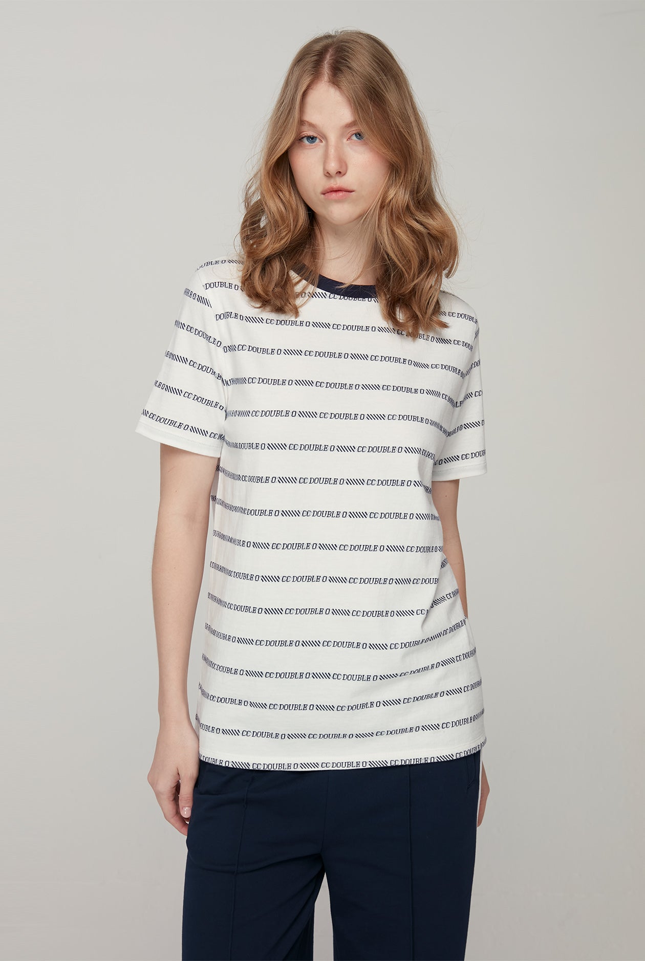 LOGO JACQUARD TEE