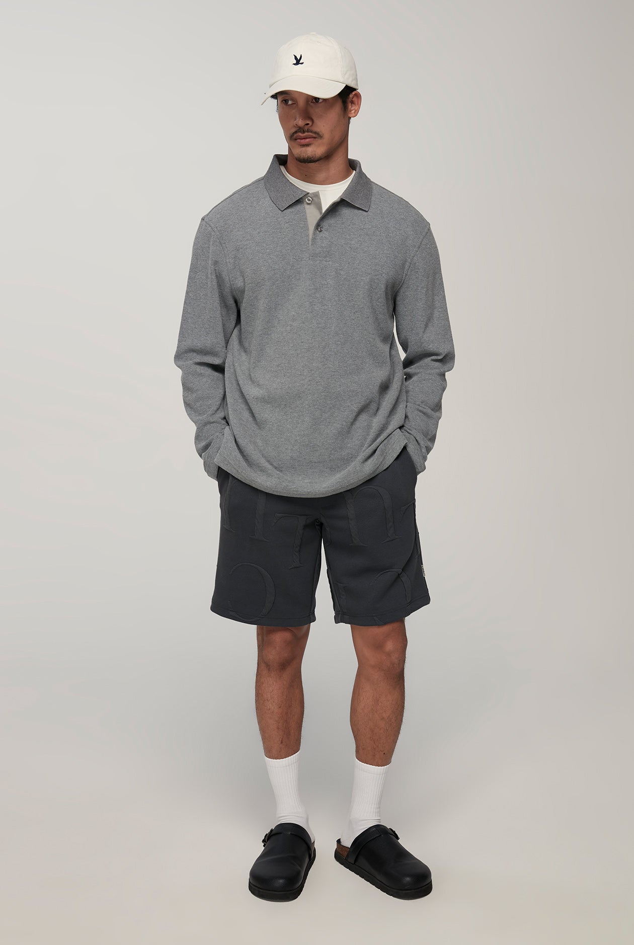 C LOGO JACQUARD SHORTS