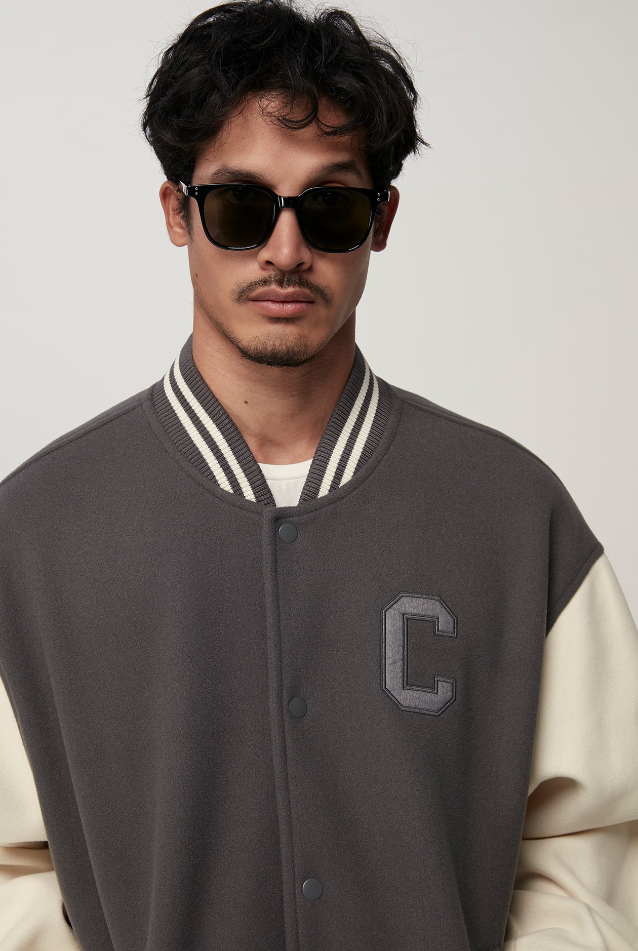 C LOGO VARSITY JACKET