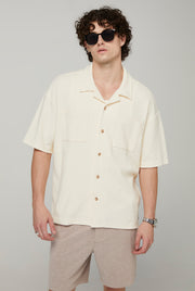 WAFFLE JERSEY SHIRT