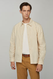 LOGO STRIPED POPLIN SHIRT