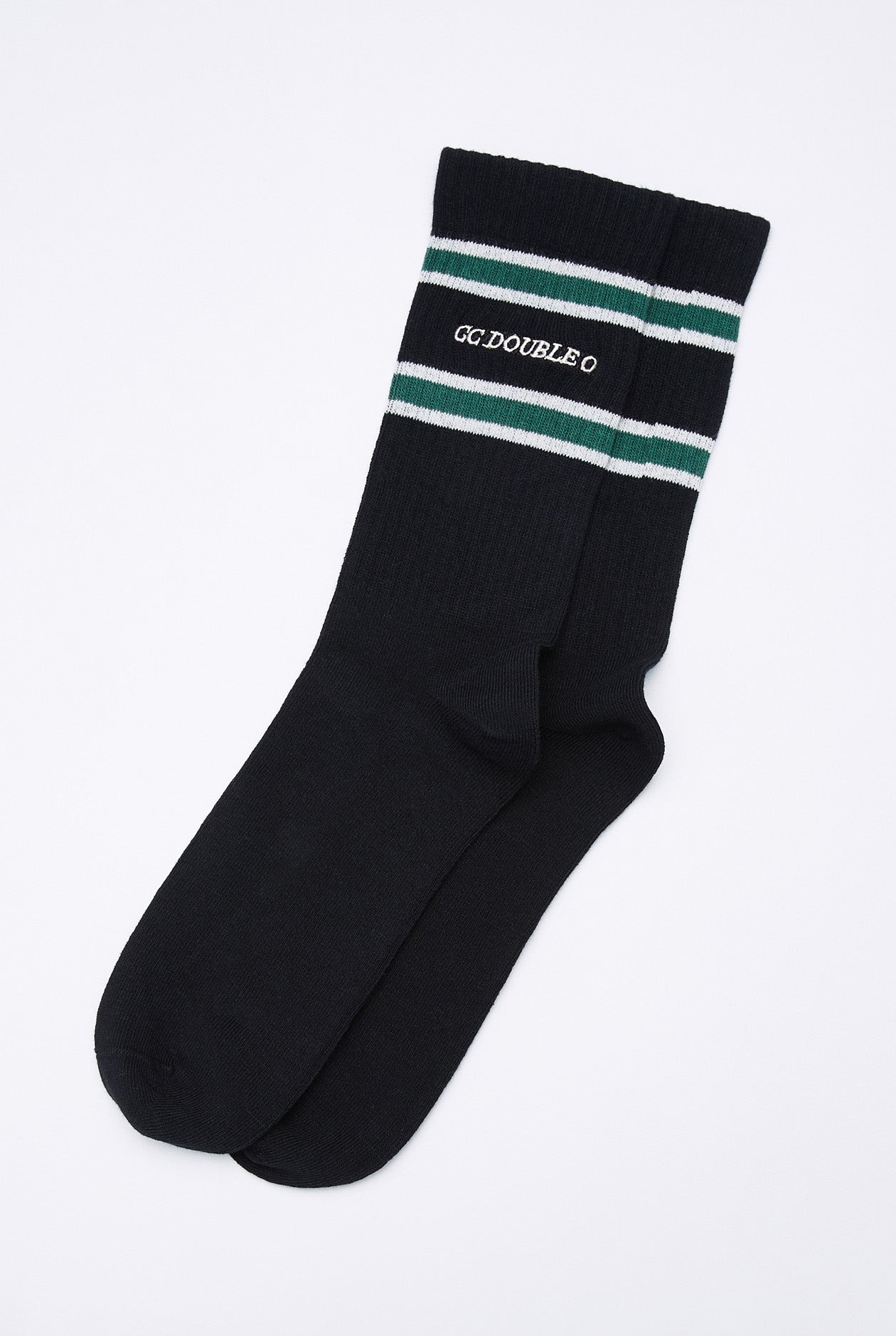 STRIPE LOGO CREW SOCKS