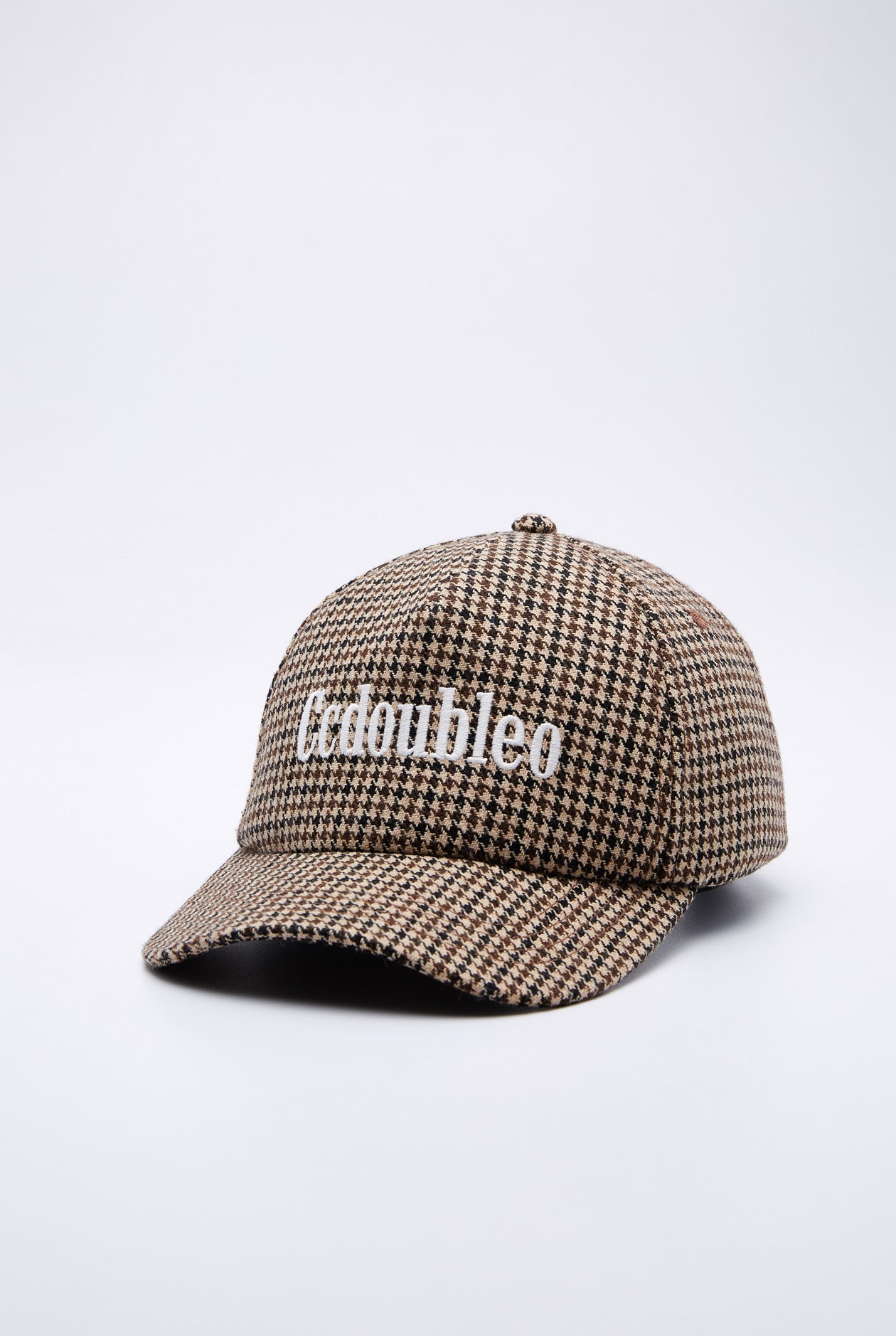 HOUNDSTOOTH CHECKED CAP