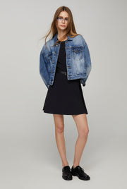 SHORT SLEEVE MINI DRESS