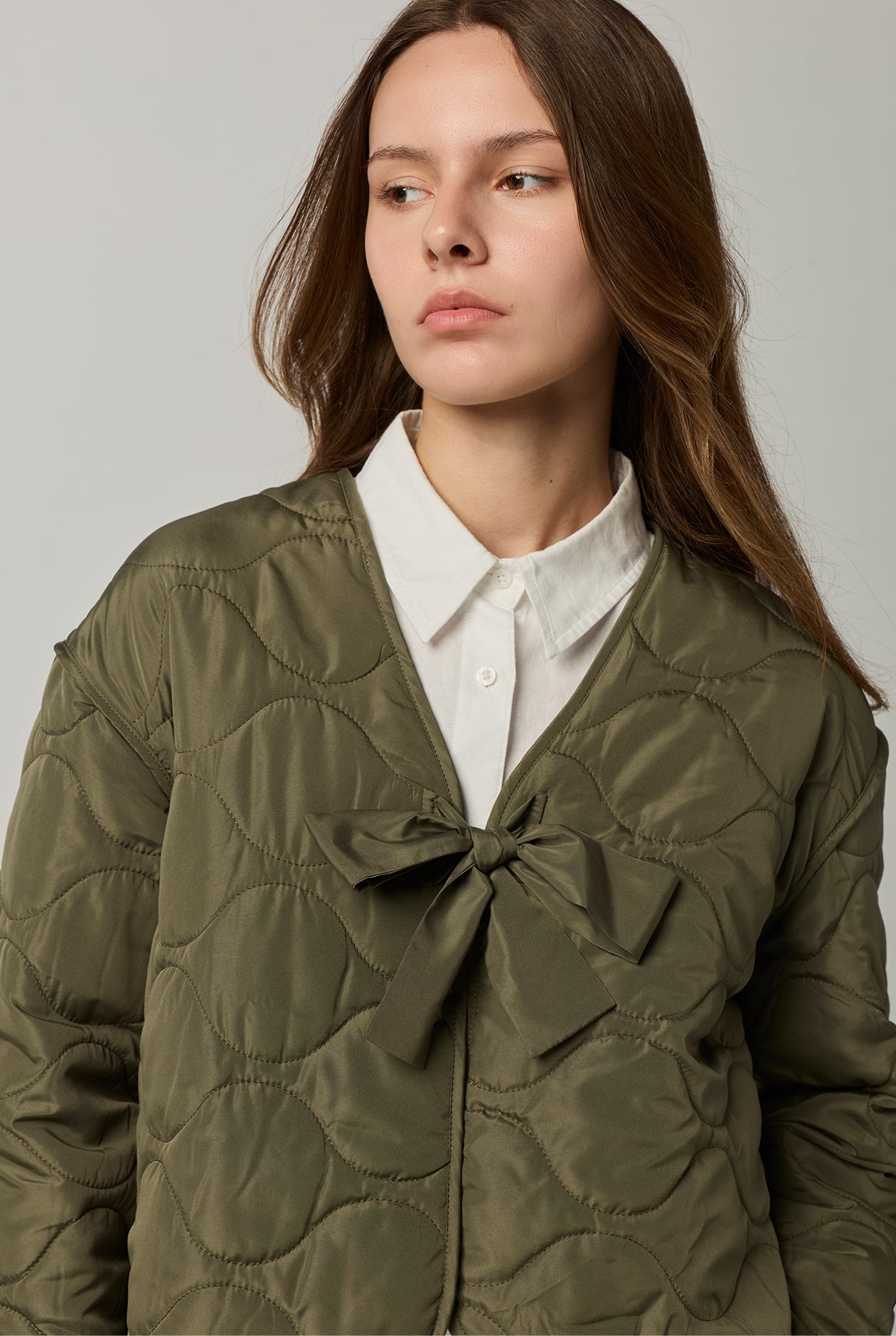 QUILTED JACKET Green / L