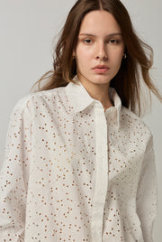 BURNOUT FLORAL SHIRT White / L