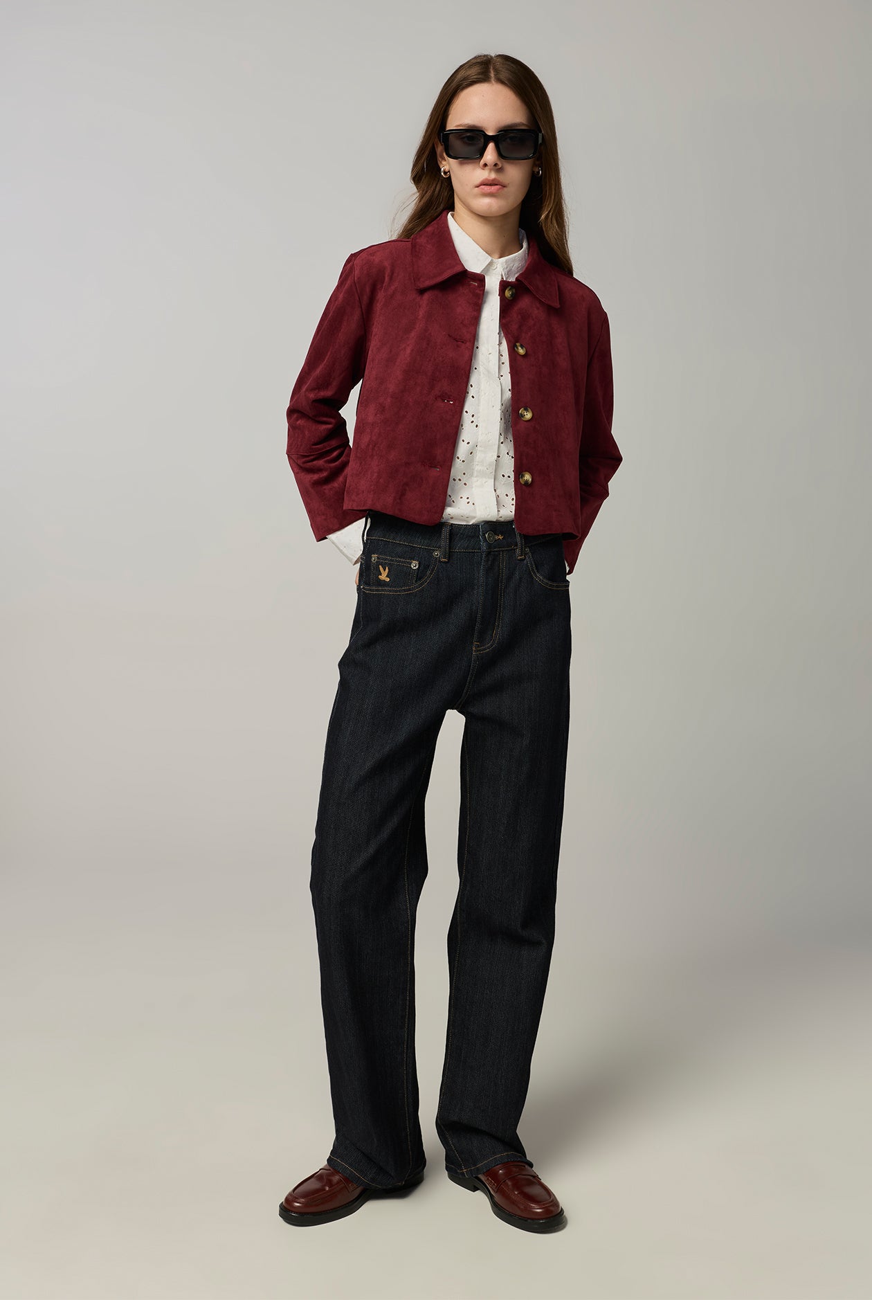 BURNOUT FLORAL SHIRT White / L