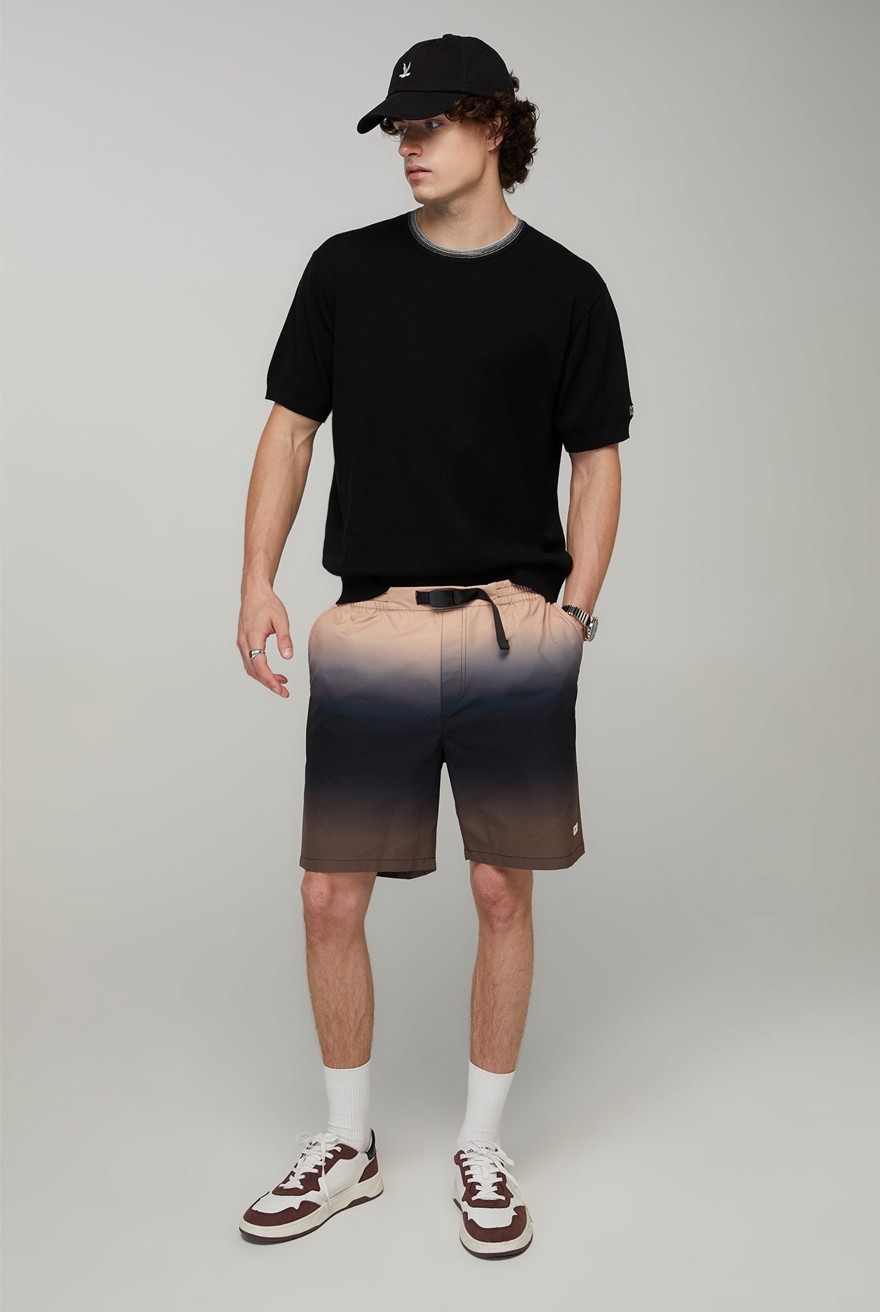 OMBRE POPLIN SHORTS
