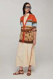 BELTED POPLIN SHIRTDRESS