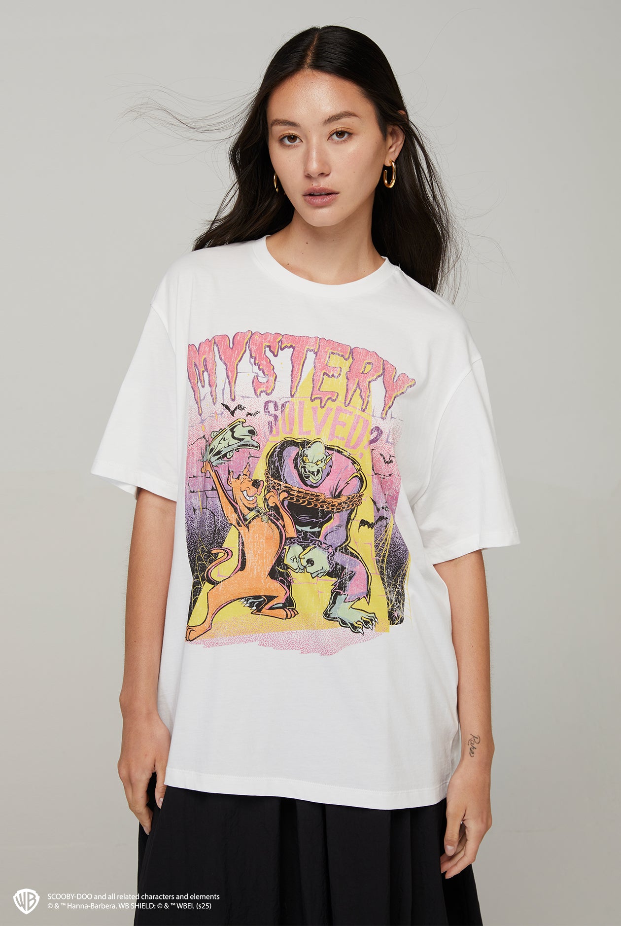 SCOOPY-DOO MYSTERY SOLVED GRAPHIC TEE