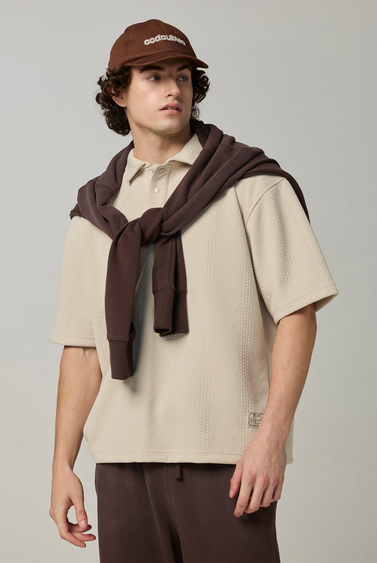 NATIVE PATTERN JACQUARD POLO