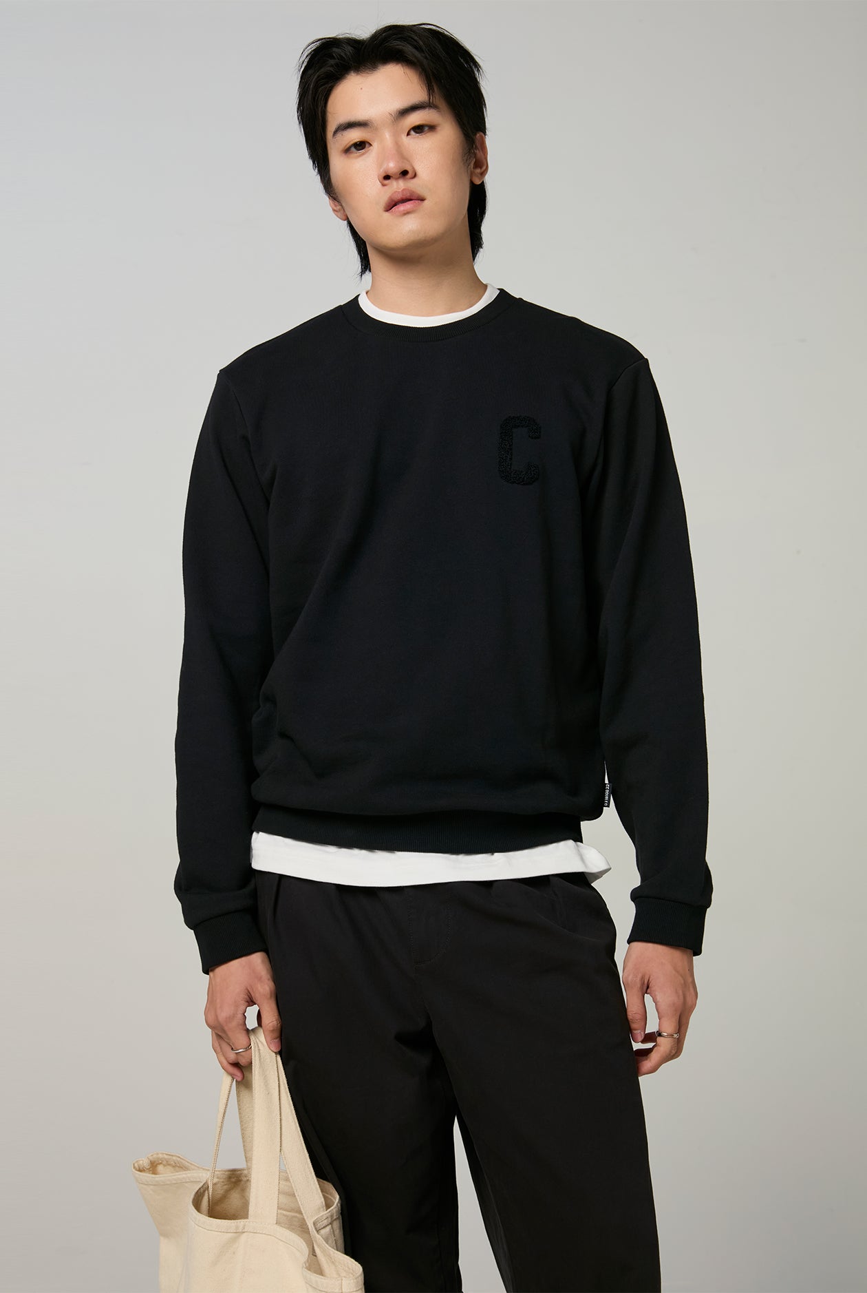 C TERRY PULLOVER
