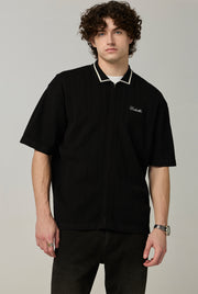 LOGO EMBROIDERED STRIPED SHIRT