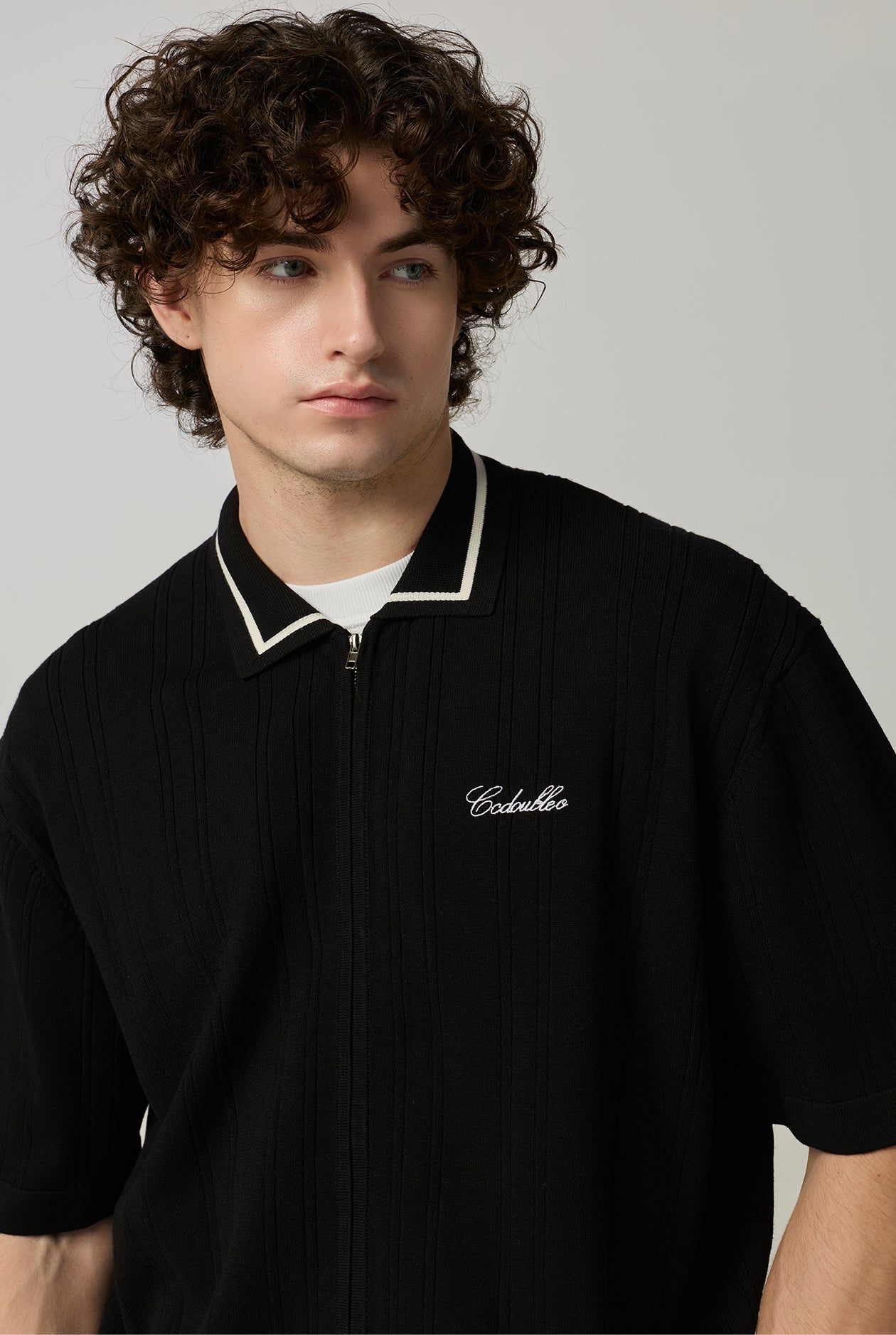 LOGO EMBROIDERED STRIPED SHIRT