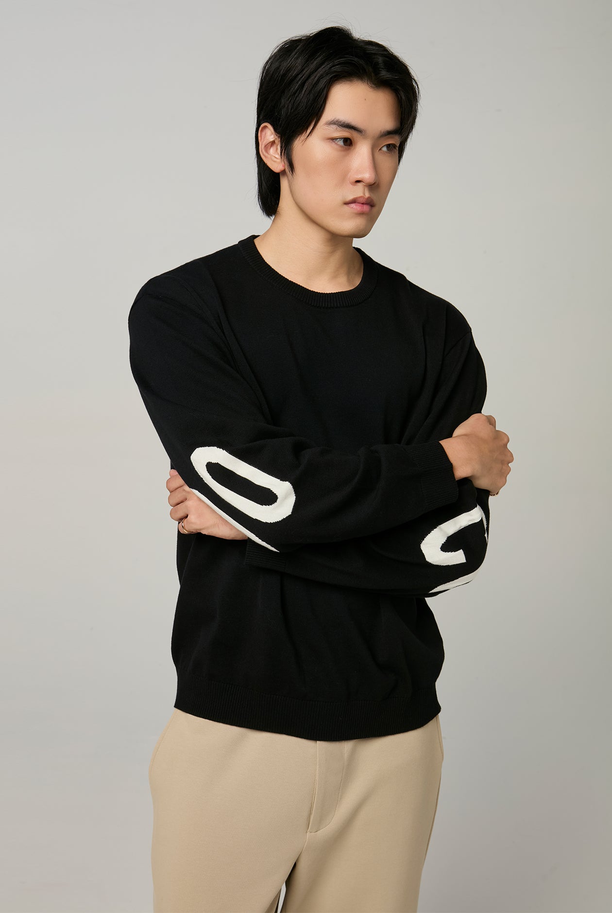 ARM LOGO KNITTED PULLOVER