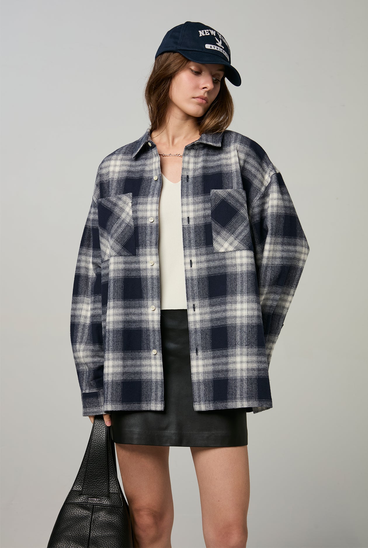 OVERSIZED CHECK SHIRT