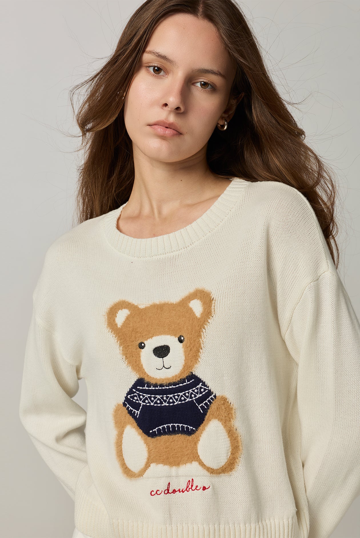 TEDDY EMBROIDERED SWEATER