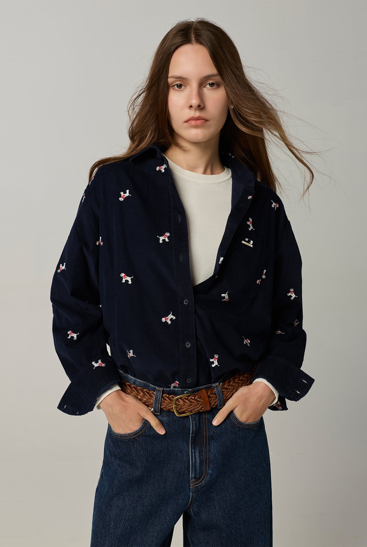 SCOTTIE CORDUROY SHIRT