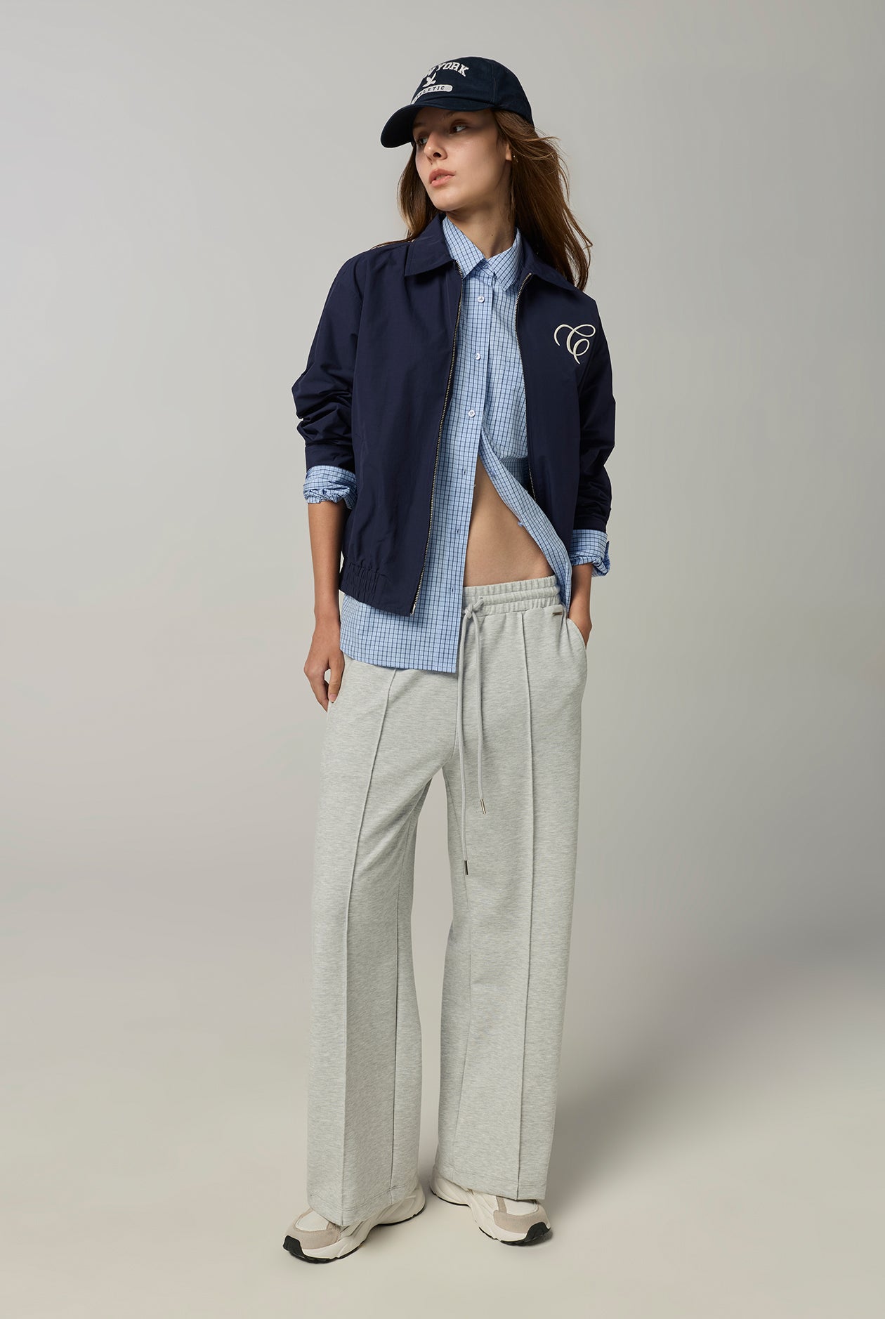 LONG SLEEVE SMALL CHECKED SHIRT