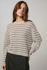 LUREX STRIPED SWEATER